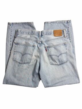 Levi's Baggy Dad Light Blue Straight-Leg Denim Jeans Size 30